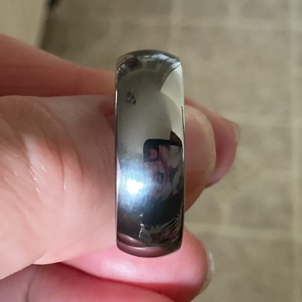 Stainless Steel men bang ring New without tag Size US 12